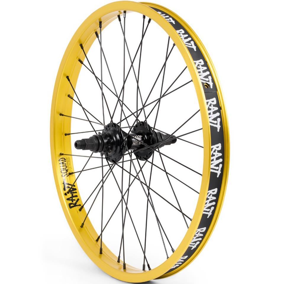 Rant Party On V2 Cassette Rear Wheel - RHD available at 5150bmx.com