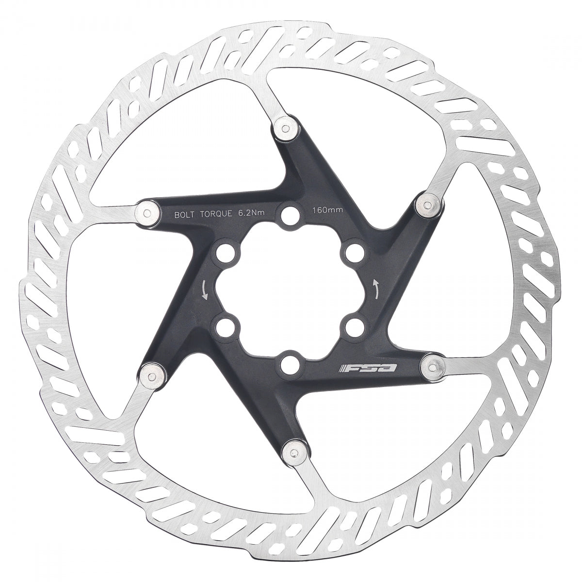 FULL SPEED AHEAD FSA DISC ROTOR 160 KFORCE 2pc - FULL SPEED AHEAD