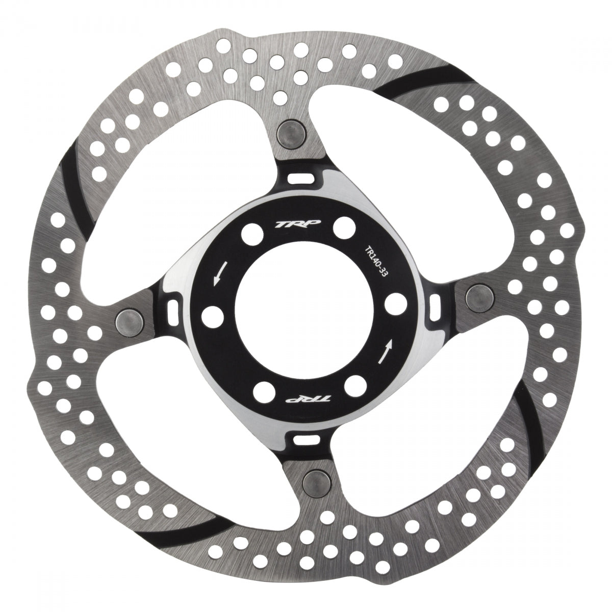 TRP DISC ROTOR 140mm 6b BK 2pc w/BOLTS - TRP