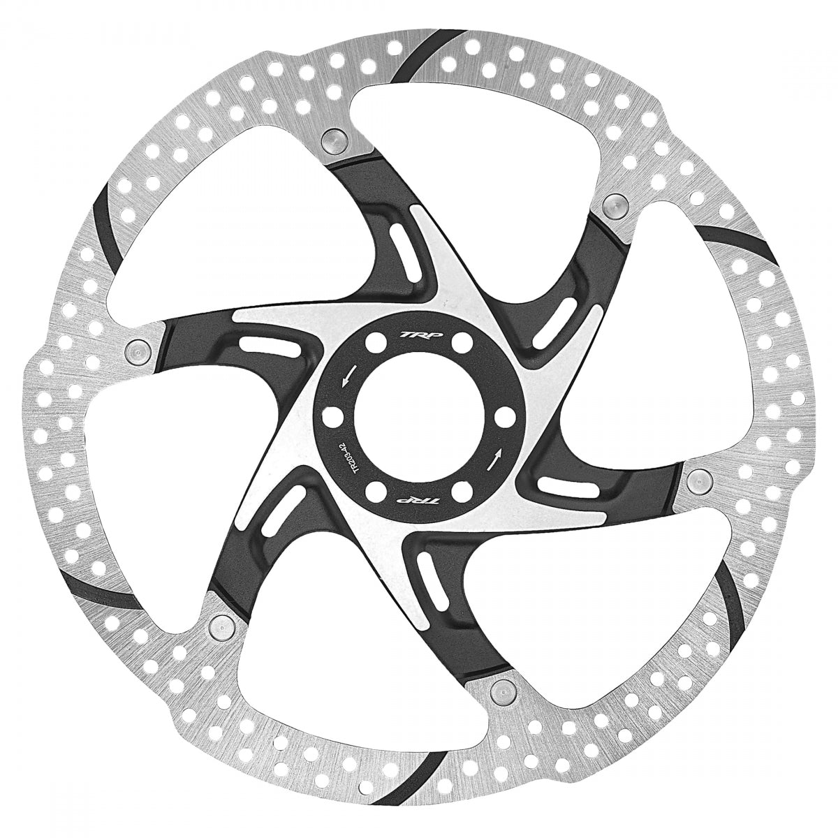 TRP DISC ROTOR 203mm 6b BK 2pc w/BOLTS - TRP