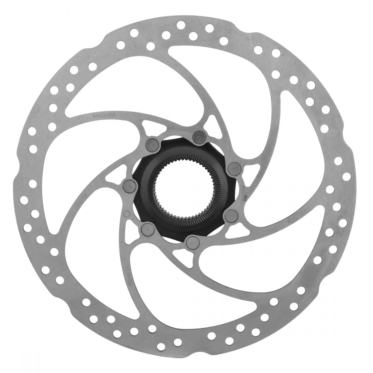 MAGURA MAG DISC ROTOR STORM CL 203 2-PC w/CTR LOCK RING f/TA SL/BK - MAGURA