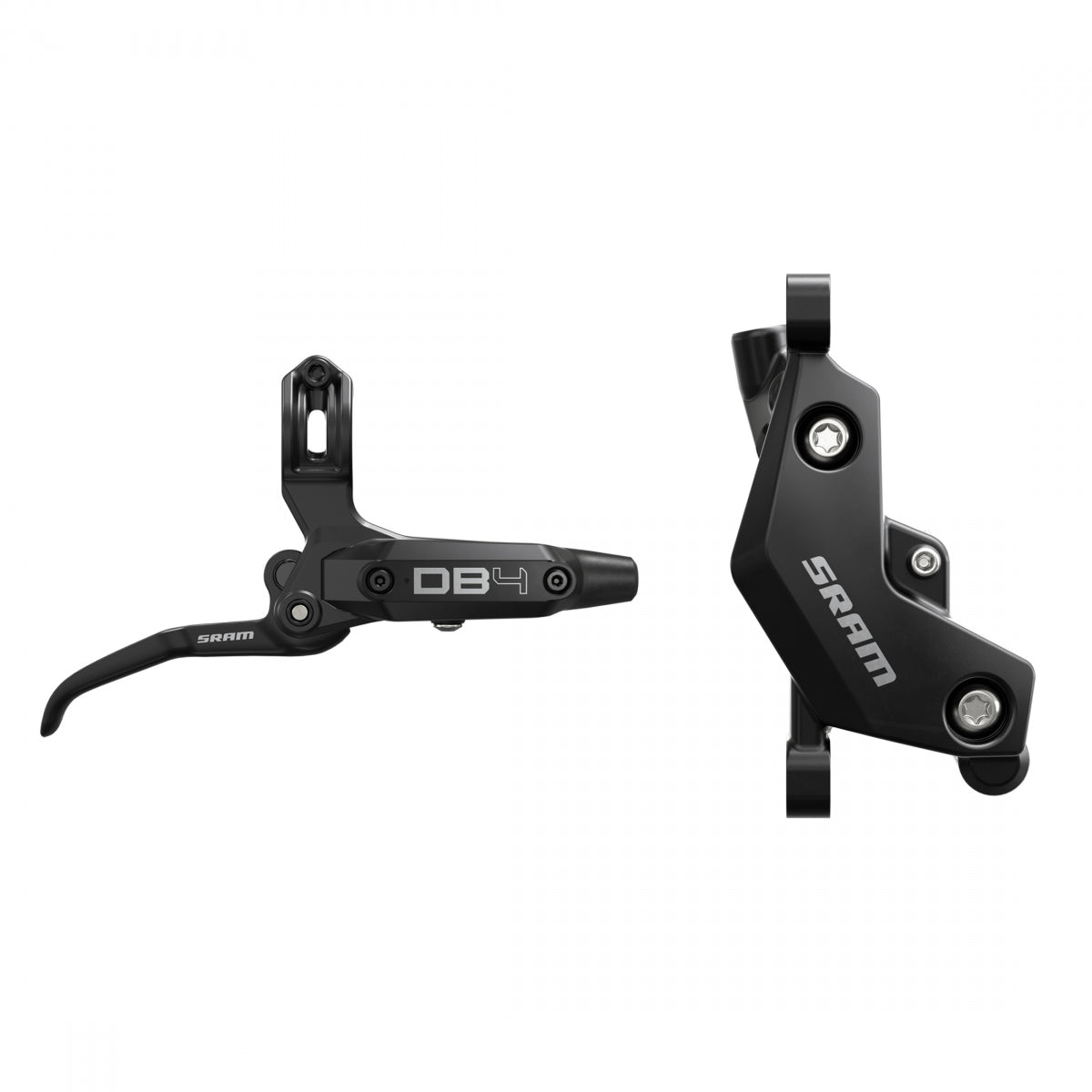 SRAM DB4 Rear BK 2000mm W/O ROTOR/BRKT BK f/MINERAL OIL - SRAM