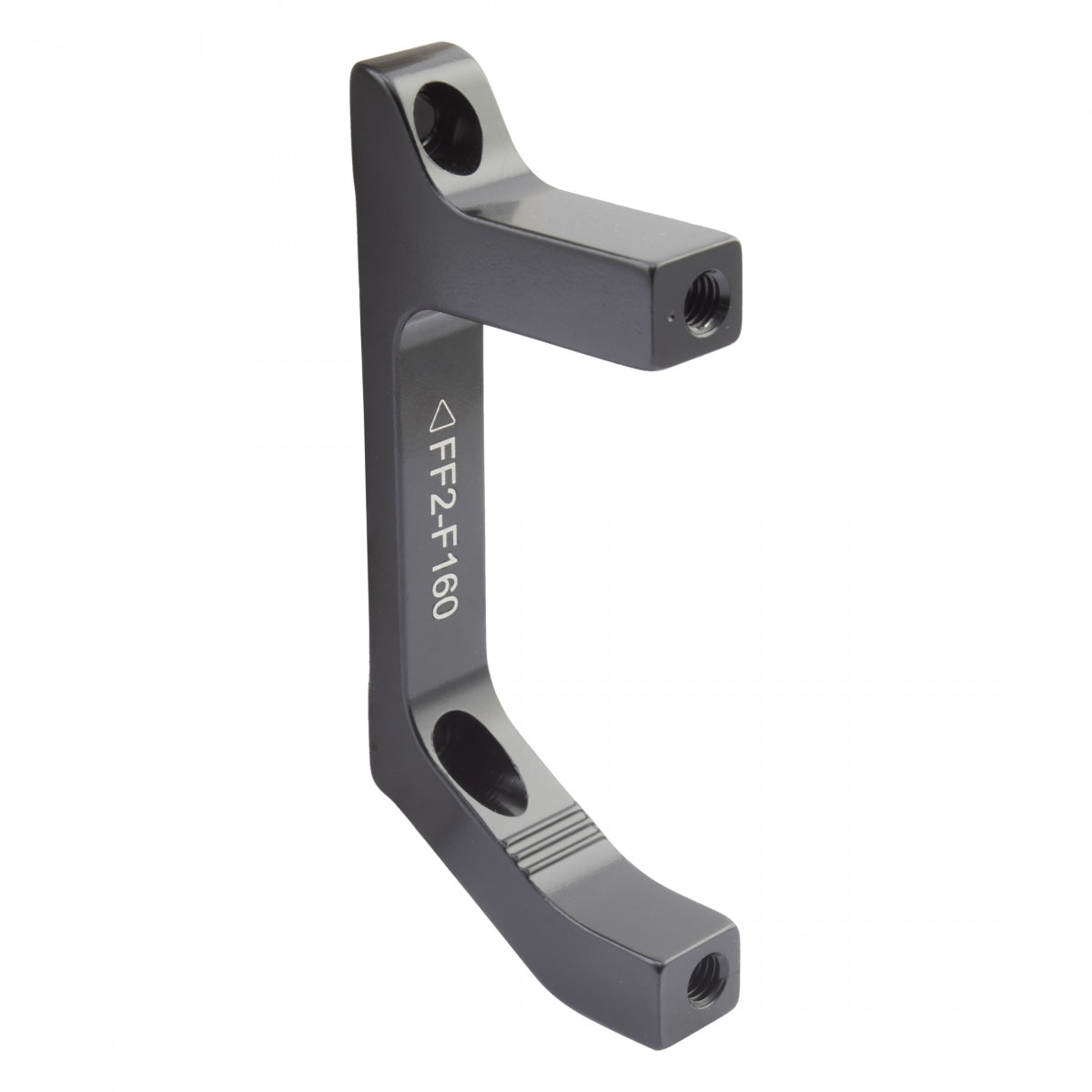 TRP DISC Adapter Front FLAT TO POST MOUNT 160 w/M5x17mm BOLTS BK (P) - TRP