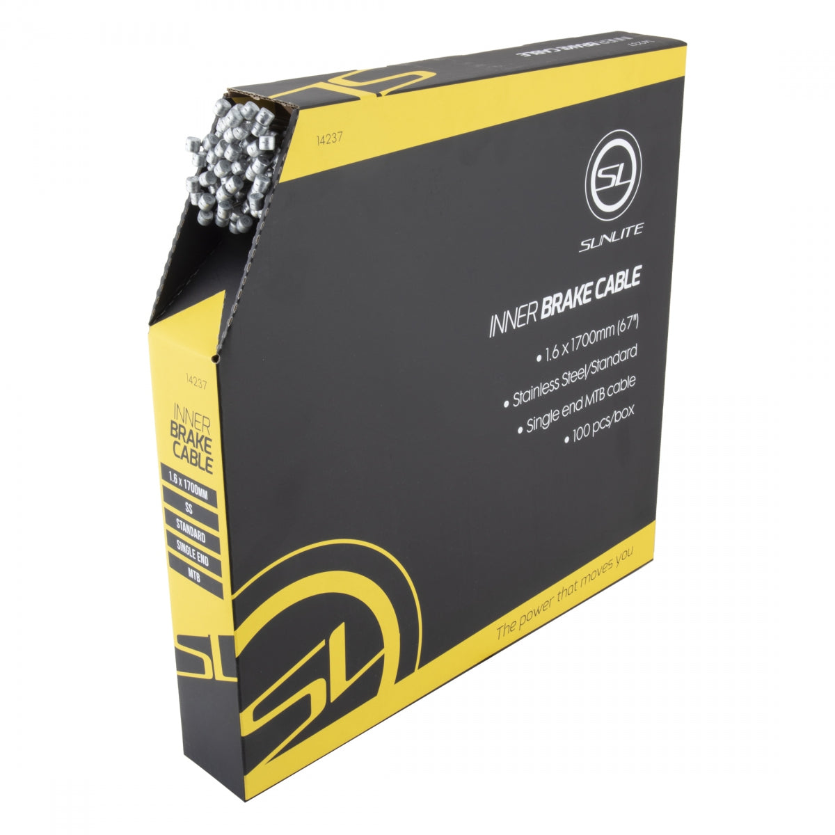 SUNLITE CABLE BRAKE SUNLT 1.6x1700 SS ATB BXof100 - SUNLITE