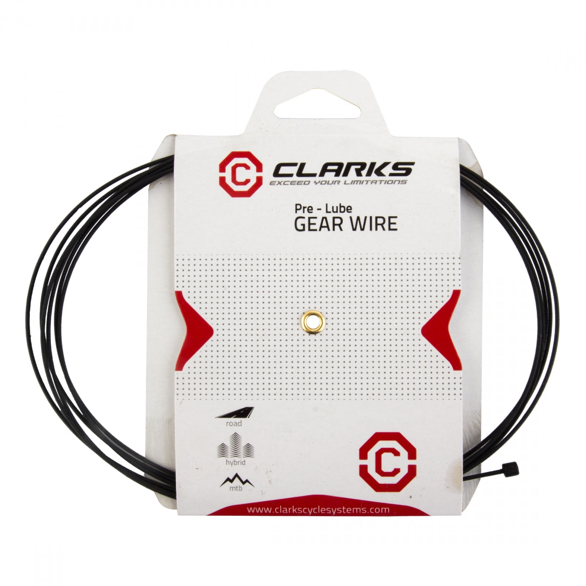 CLARKS CABLE GEAR CLK WIRE SS/TEF 1.1x2275 UNIV - CLARKS