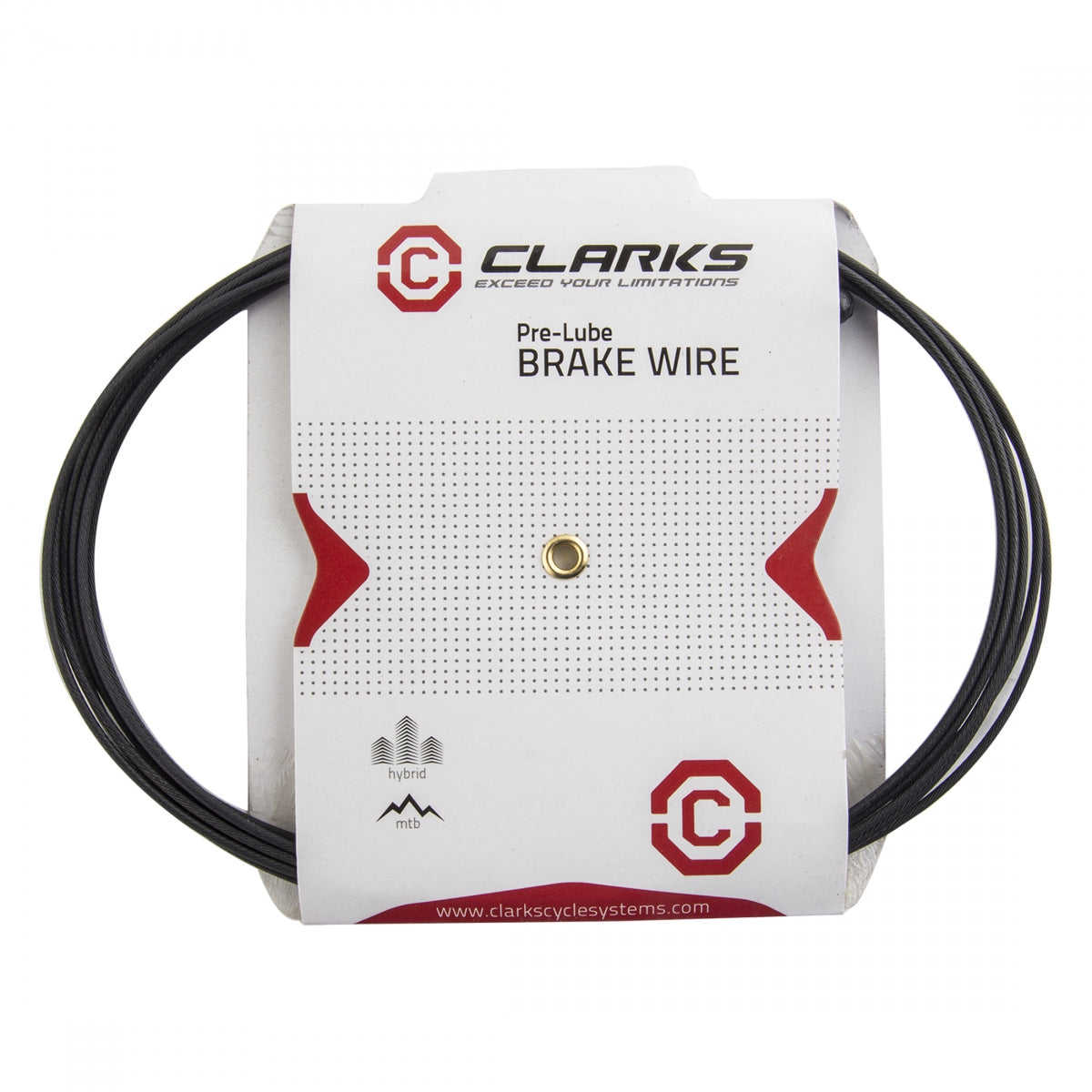CLARKS CABLE BRAKE CLK WIRE GALV/TEF 1.5x3060 UNIV - CLARKS