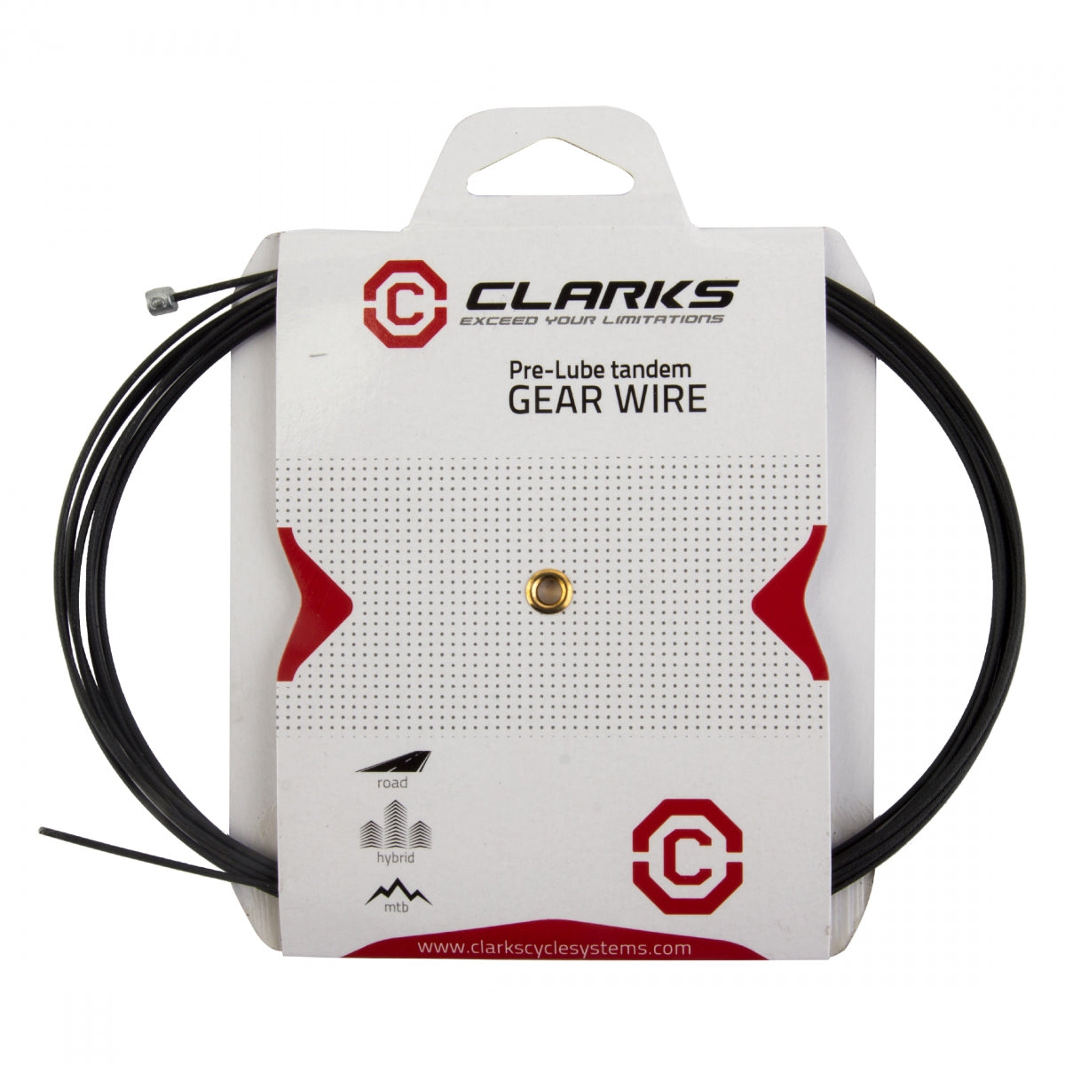 CLARKS CABLE GEAR CLK WIRE GALV/TEF 1.1x3060 UNIV BK - CLARKS