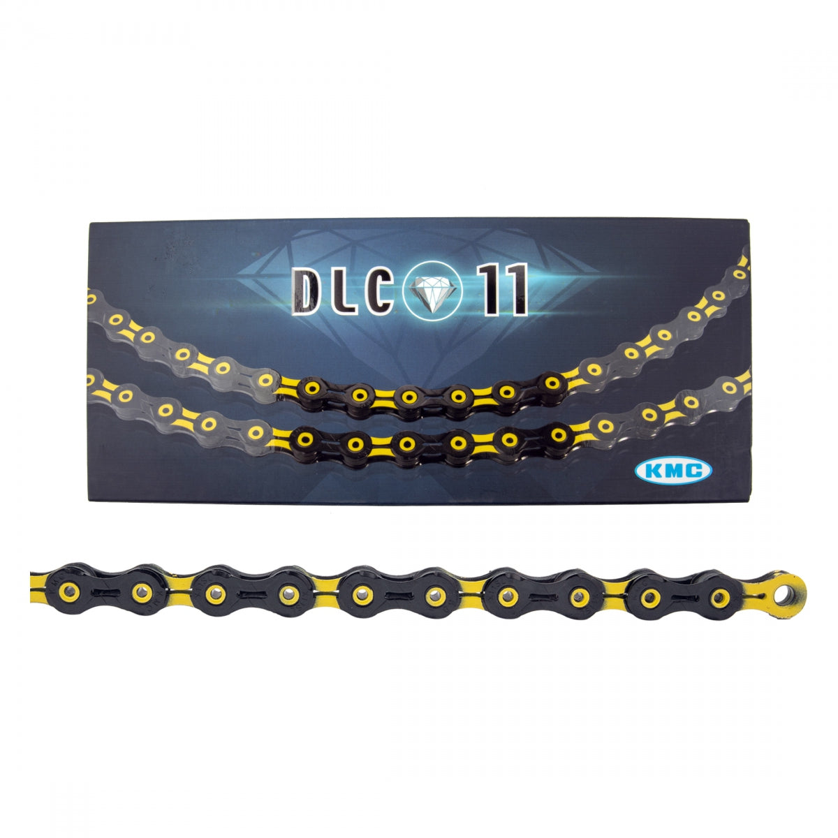 KMC CHAIN KMC DLC 11s YL/BK 118L - KMC