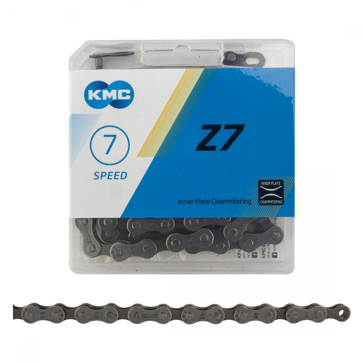 KMC CHAIN KMC Z7 INDEX 6/7/8s GY/BR 116L - KMC