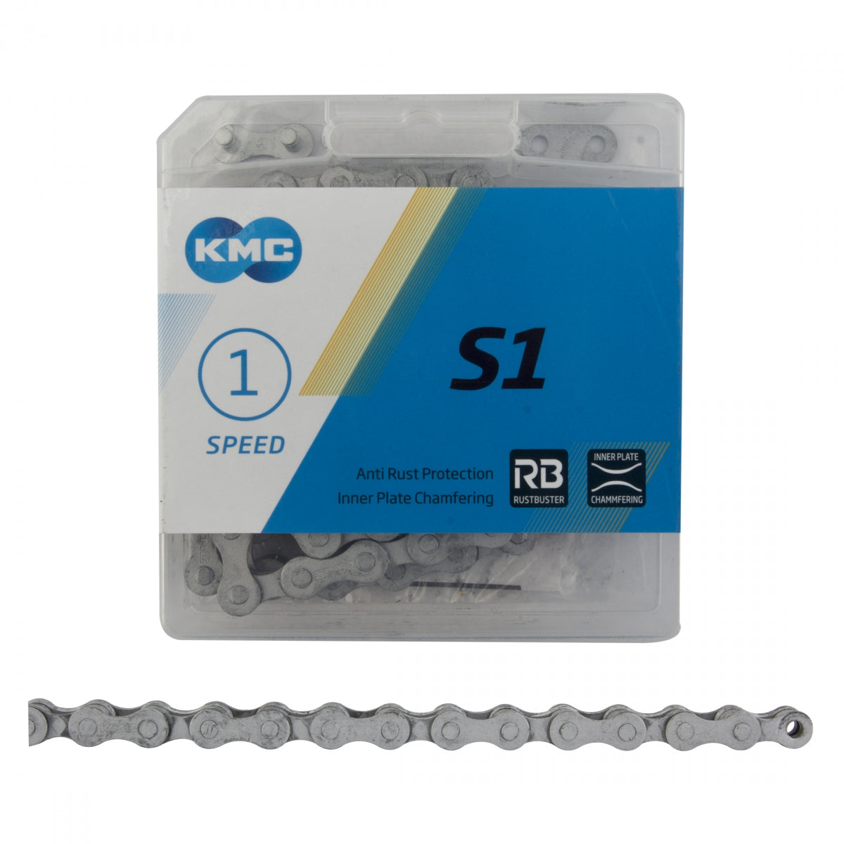 KMC CHAIN KMC 1/2x1/8 S1 RB 1s RUST BUSTER SL/SL 112L - KMC