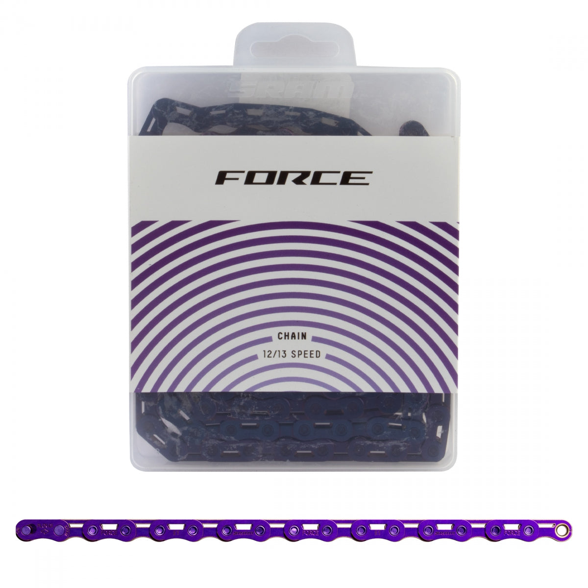 SRAM CHAIN SRAM FORCE E1 12/13s 126L FLATTOP-POWERLOCK PU (P) - SRAM