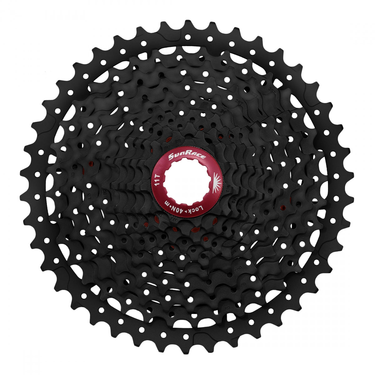 SUNRACE FH CASS SUNRACE CSMX 11-42 BK/RD 11s - SUNRACE