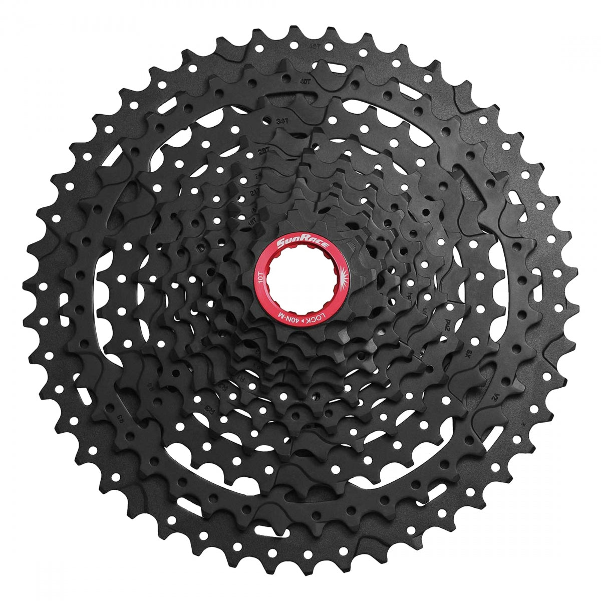 SUNRACE FH CASS SUNRACE CSMX9X 10-42 BK/RD 11s - SUNRACE