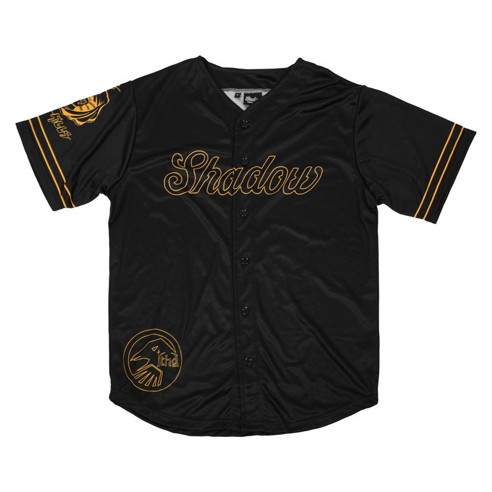 Shadow x In The Hills Gang Jersey - Black/Yellow available at 5150bmx.com