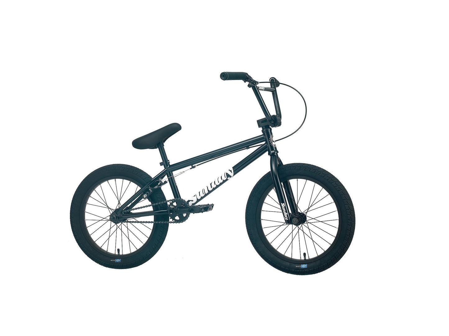 Sunday Primer 18" (Gloss Black with 18.5" tt) - Available at 5150bmx.com