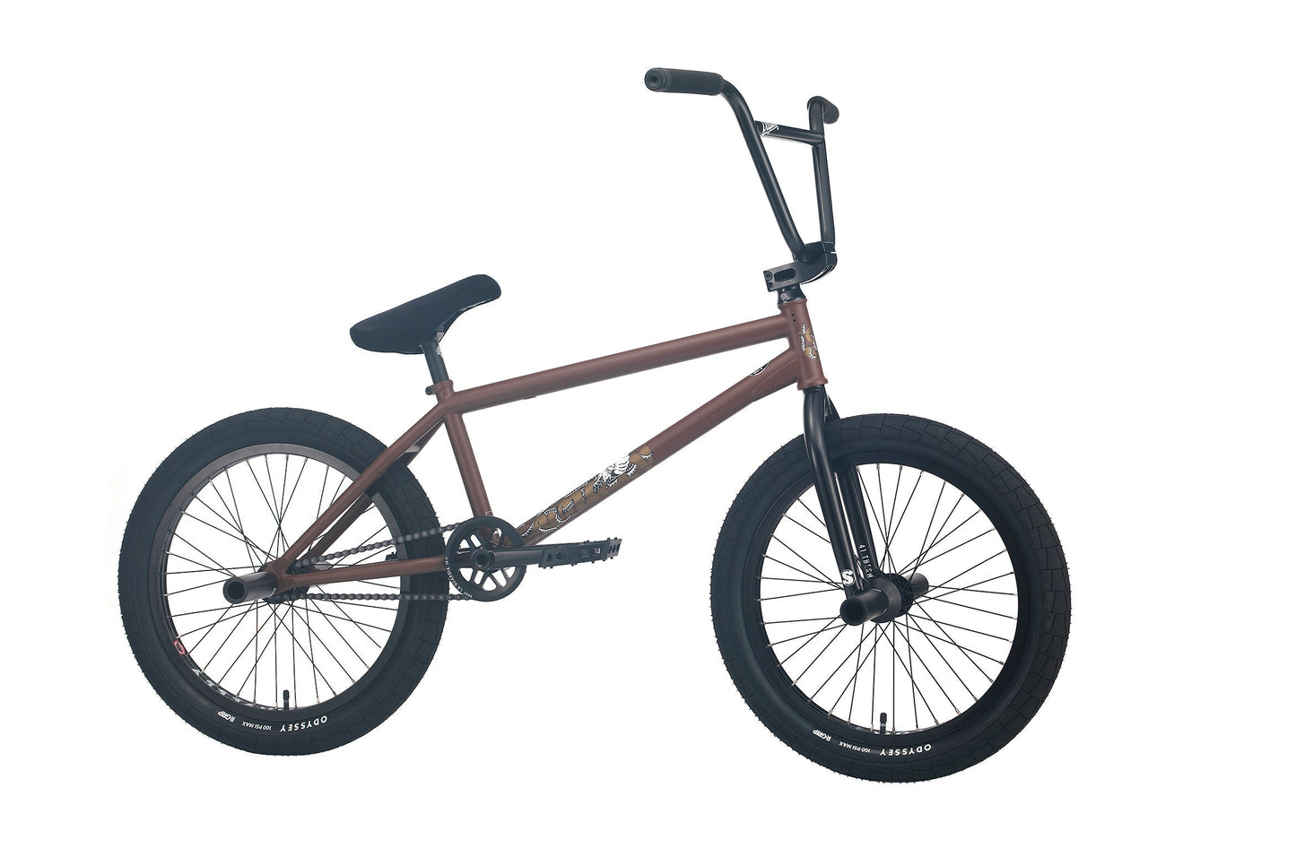 Sunday Darkwave - Broc Raiford Authentic (Matte Dark Brown with 21" tt in RHD or 21.25" tt in LHD) - Available at 5150bmx.com