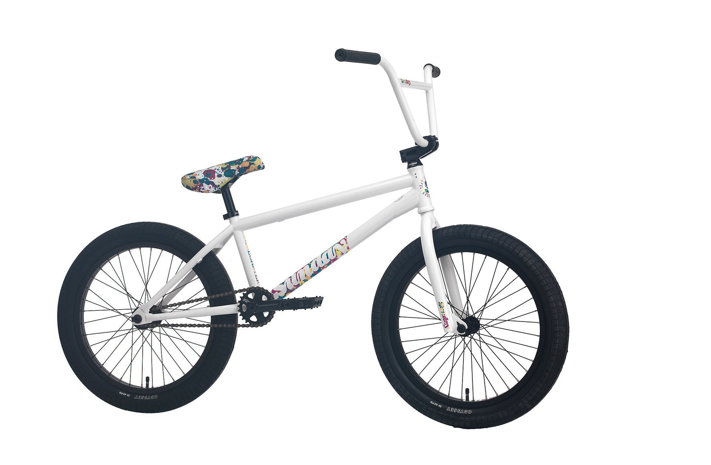 Sunday Forecaster - Aaron Ross Signature (Gloss White with 20.5" tt) - Available at 5150bmx.com