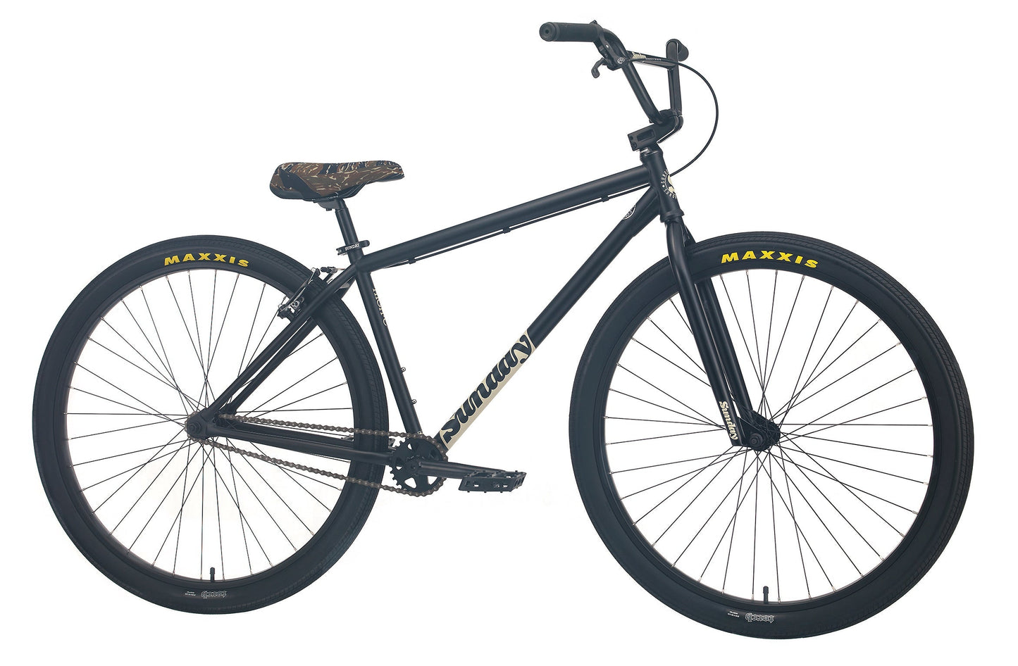 Sunday High C 29" (Matte Black with 23.5" tt) - Available at 5150bmx.com