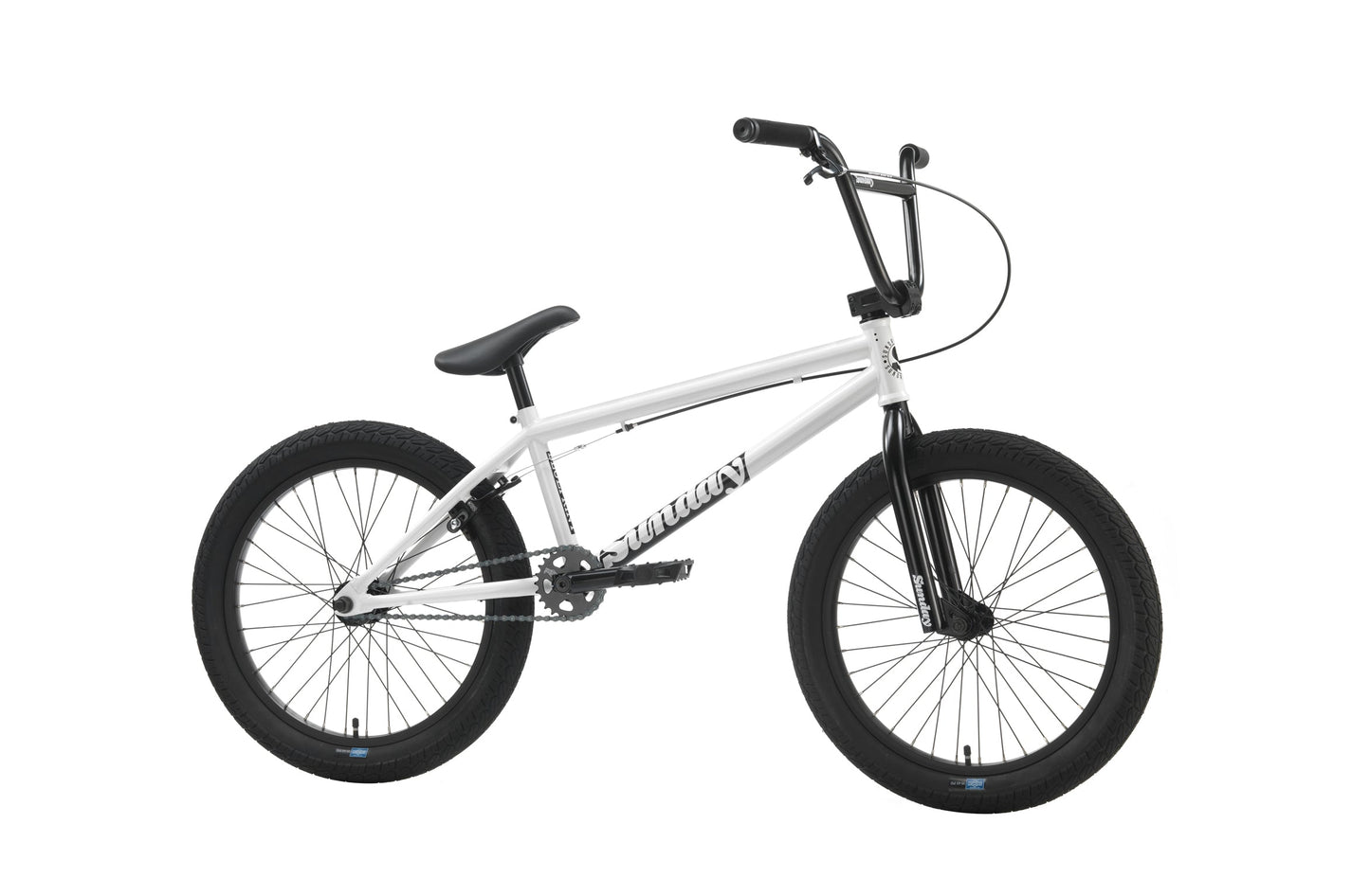 Sunday Blueprint (Gloss White with 20.5" tt) available at 5150bmx.com