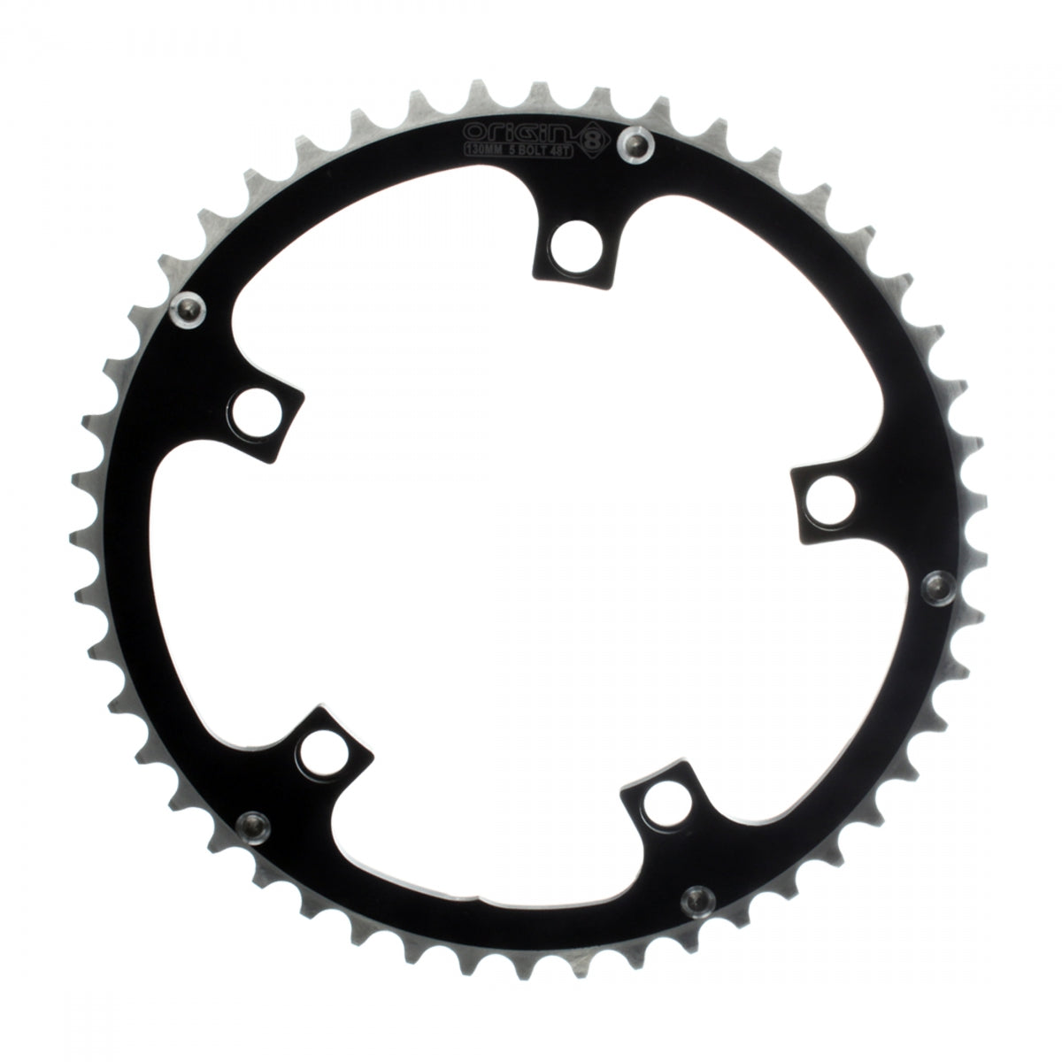 ORIGIN8 CHAINRING OR8 130mm 48T BK/SL - ORIGIN8