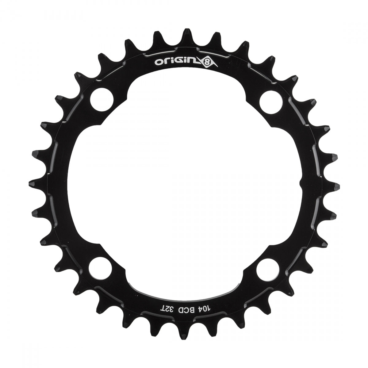ORIGIN8 CHAINRING OR8 HOLDFAST 104mm 32T 10/11/12s 4B BK - ORIGIN8
