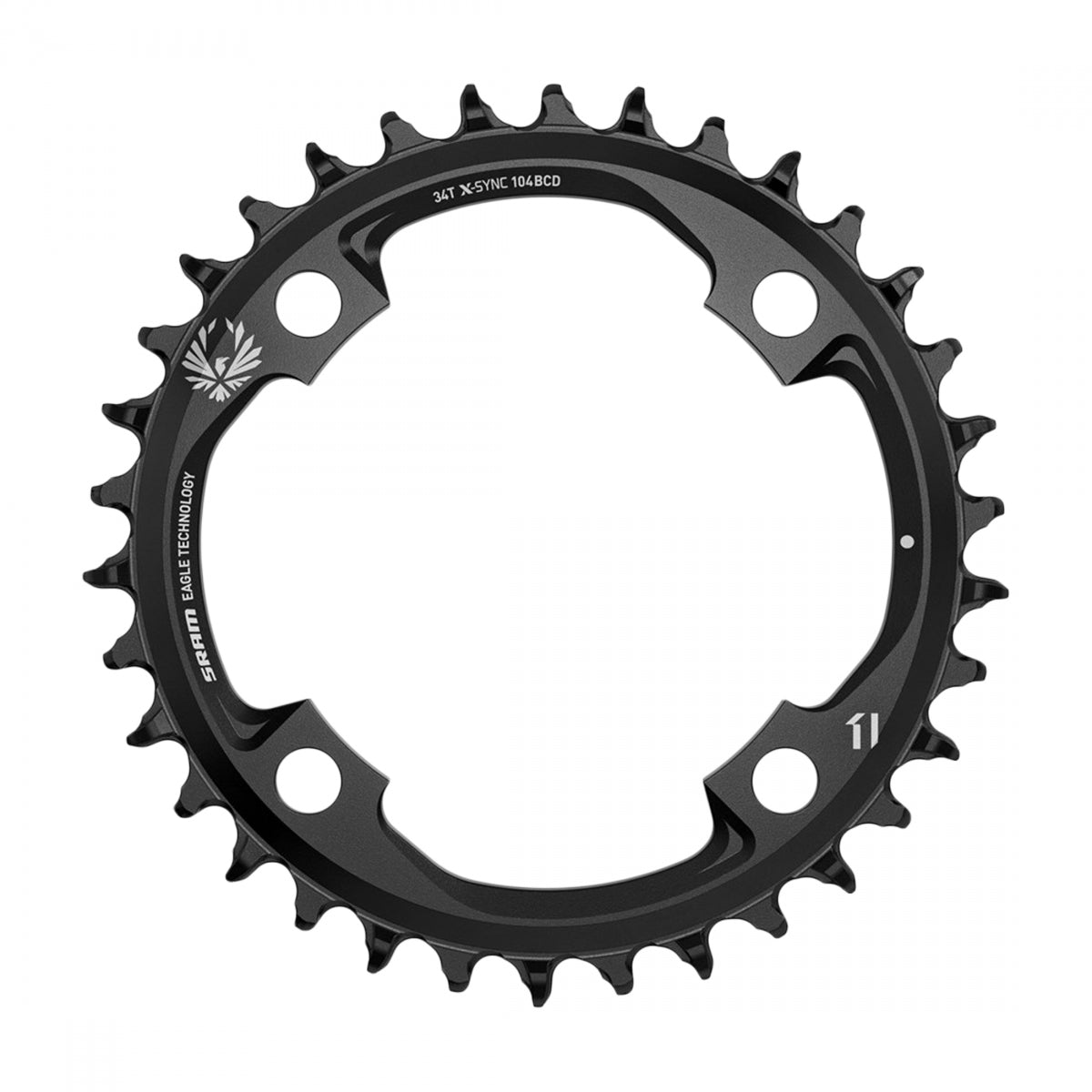 SRAM CHAINRING SRAM 34T XSYNC 104mm 12s BK - SRAM
