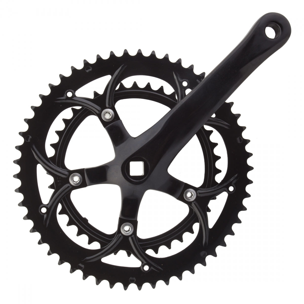 SUNLITE CRANKSET SUNLT RD 172x53/39 SQ Black - SUNLITE