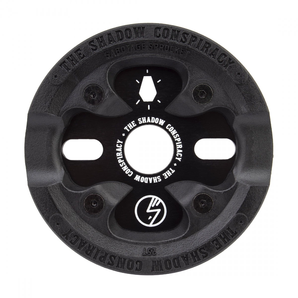 THE SHADOW CONSPIRACY CHAINRING 1pc TSC 25T 1/8 SABOTAGE BK - THE SHADOW CONSPIRACY