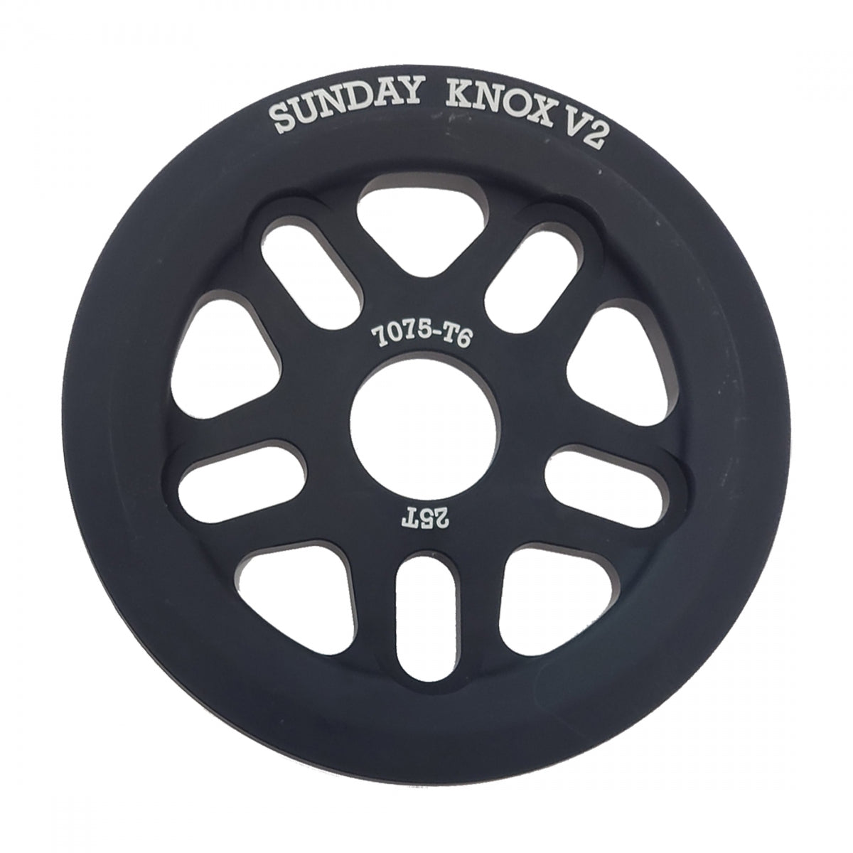 SUNDAY CHAINRING 1pc SUNDAY 25T KNOX V2 BK - SUNDAY