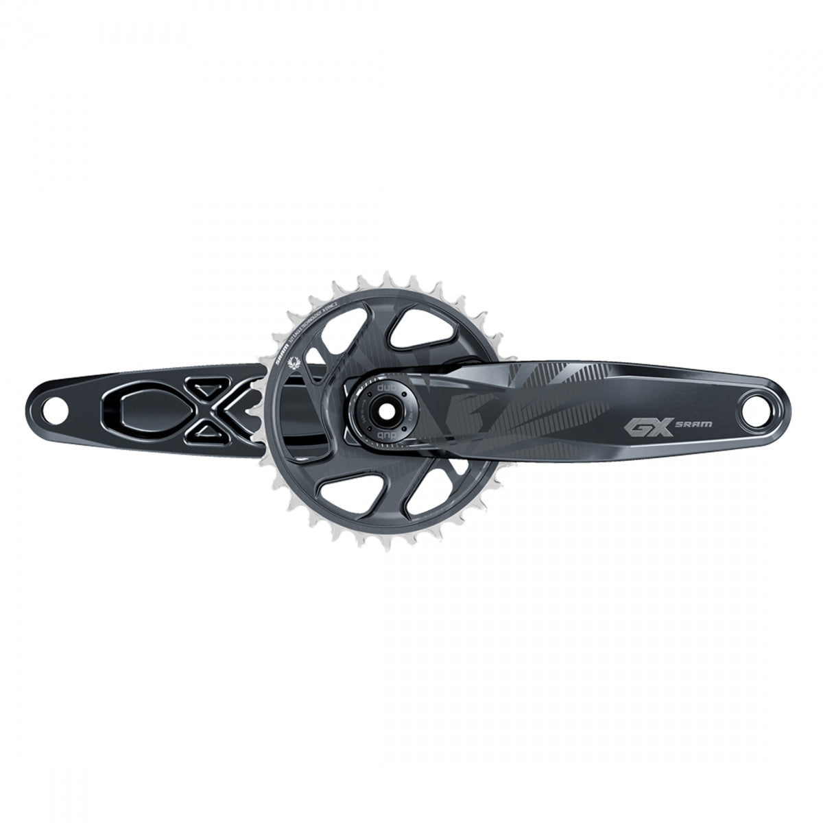 SRAM CRANKSET SRAM GX EAGLE FAT4 175x30 DM DUB XSYNC2 w/o CUPS LUNAR 12s - SRAM