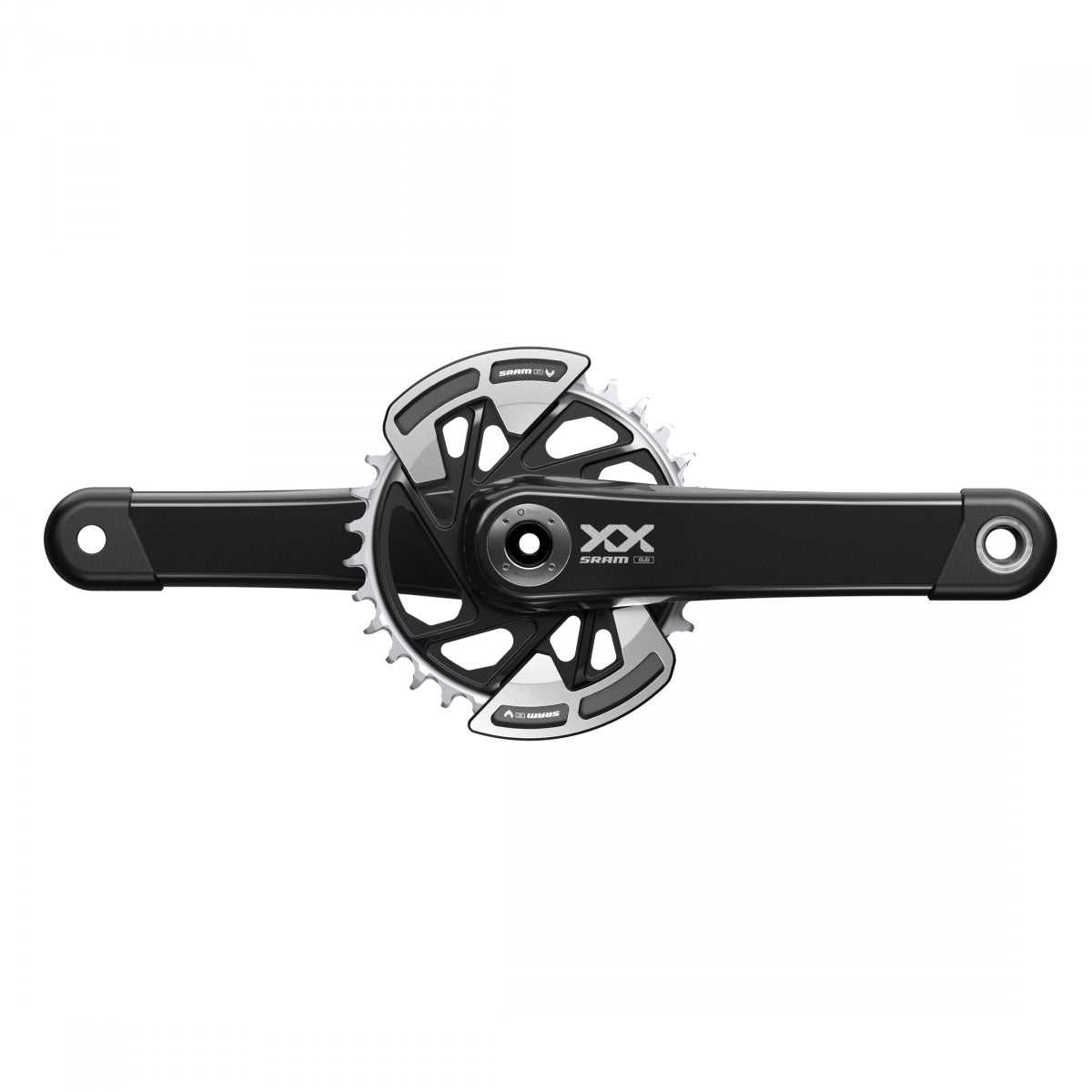 SRAM CRANKSET SRAM XX EAGLE 165x32 Q174 CL55 DUB 2-GUARDS NoBB BK T-TYPE - SRAM