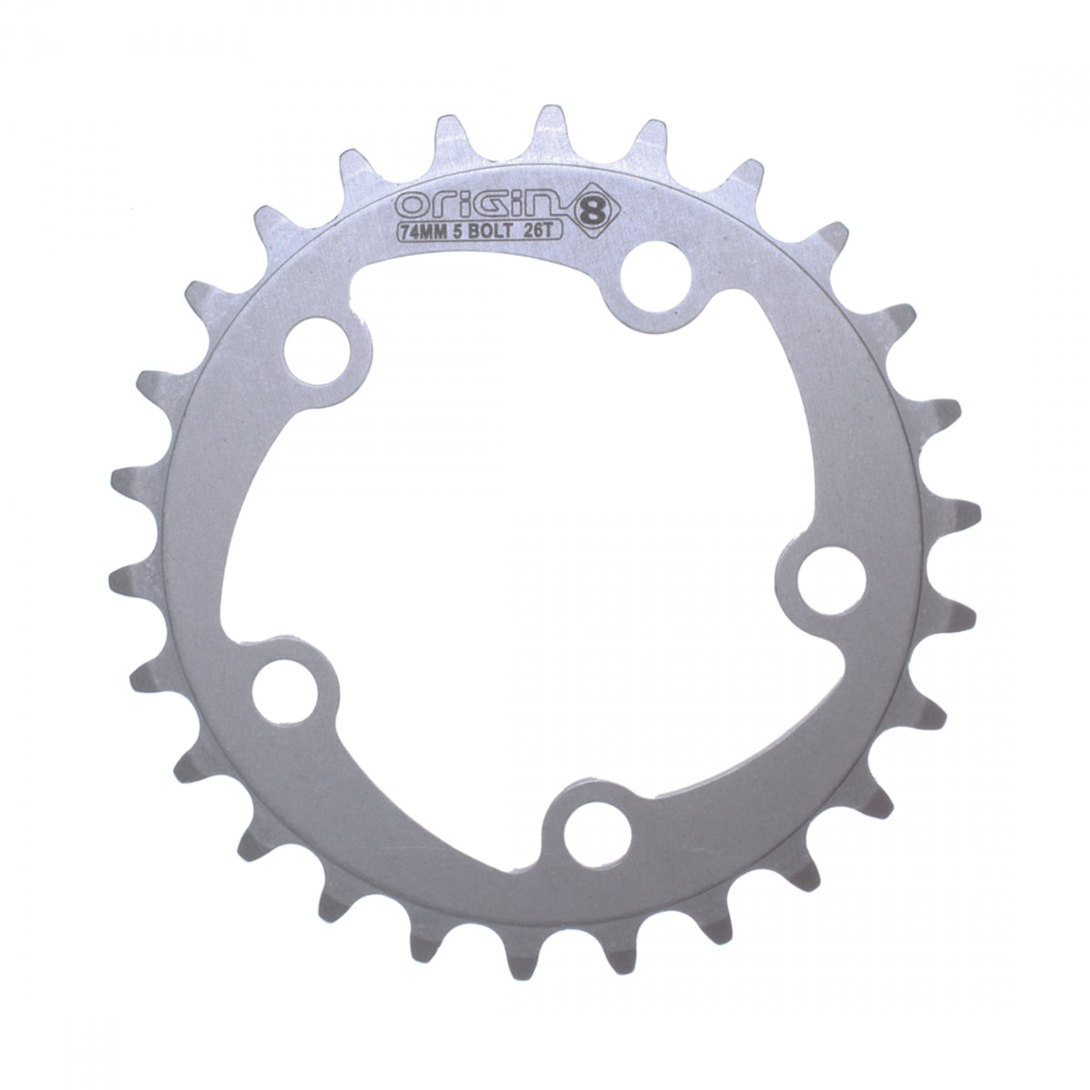 ORIGIN8 CHAINRING OR8 74mm 26T ALY SIL - ORIGIN8