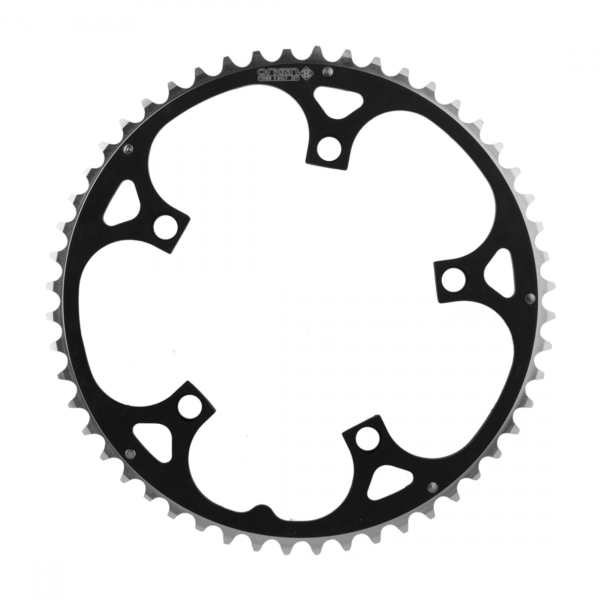 ORIGIN8 CHAINRING OR8 130mm 52T RAMPED BK/SL - ORIGIN8