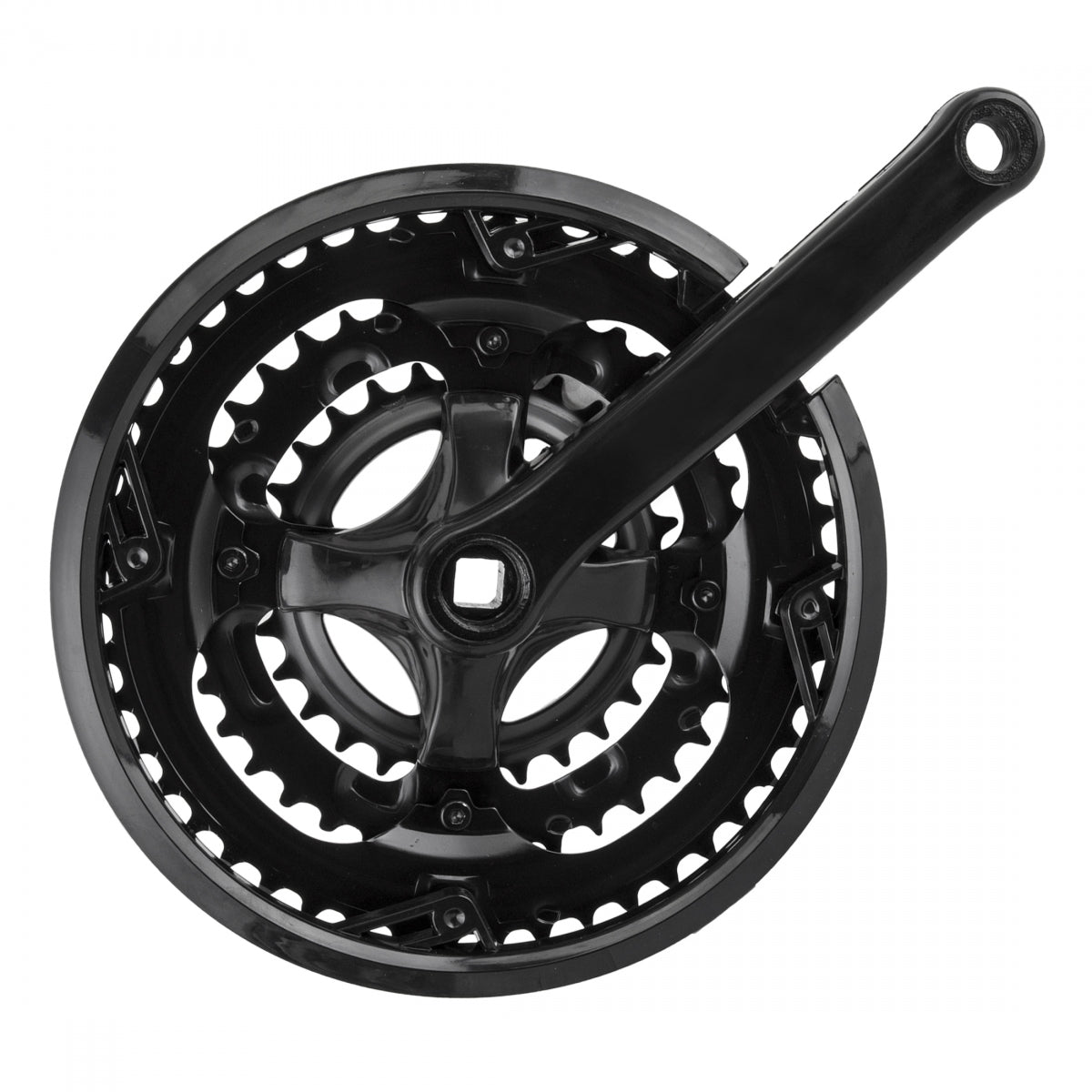 SUNLITE CRANKSET SUNLT CTLS STL 28-38-48x170BK4ARM wCG - SUNLITE