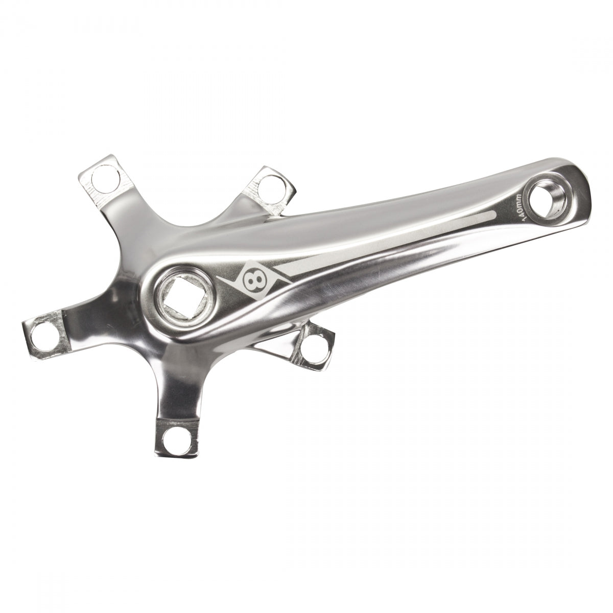 ORIGIN8 CRANKARM SET OR8 140 110 bcd FORGED SIL - ORIGIN8