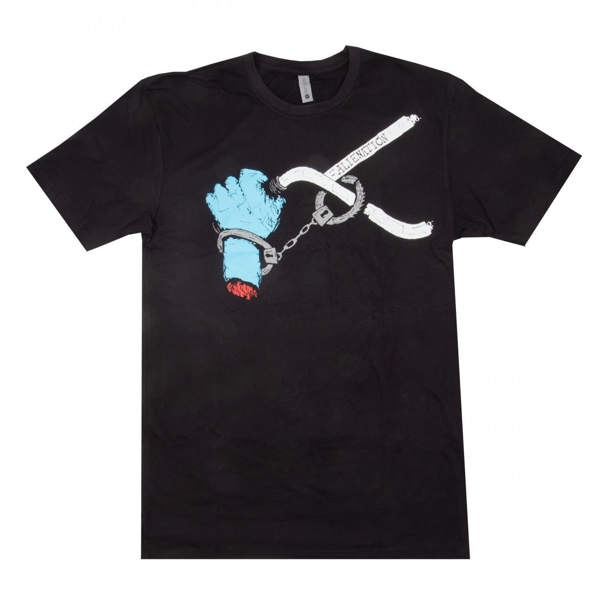 ALIENATION CLOTHING T-SHIRT AN S/L LIFER BOSS BK MD - ALIENATION