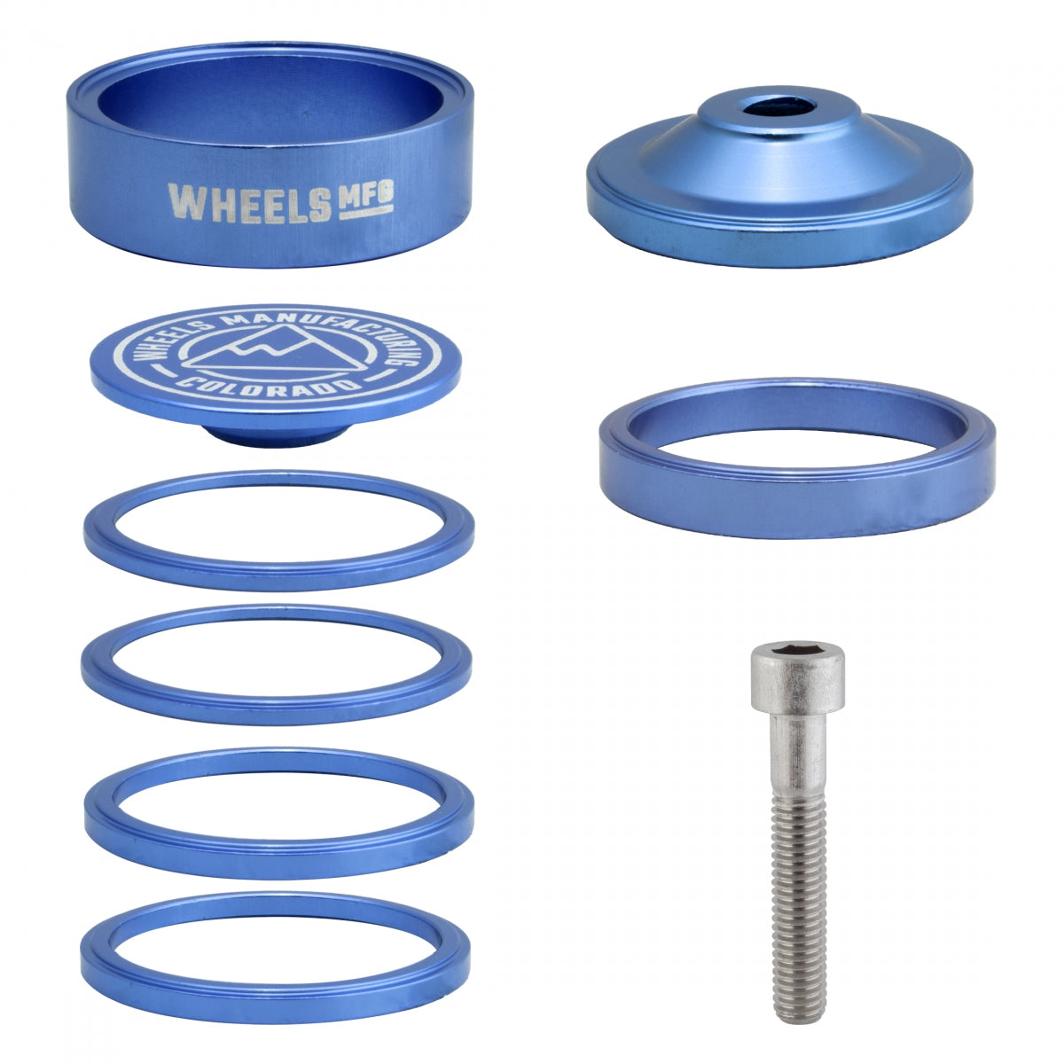 WHEELS MANUFACTURING HEAD PART WMFG SPACER STACKRIGHT PRO KIT BU - WHEELS MANUFACTURING