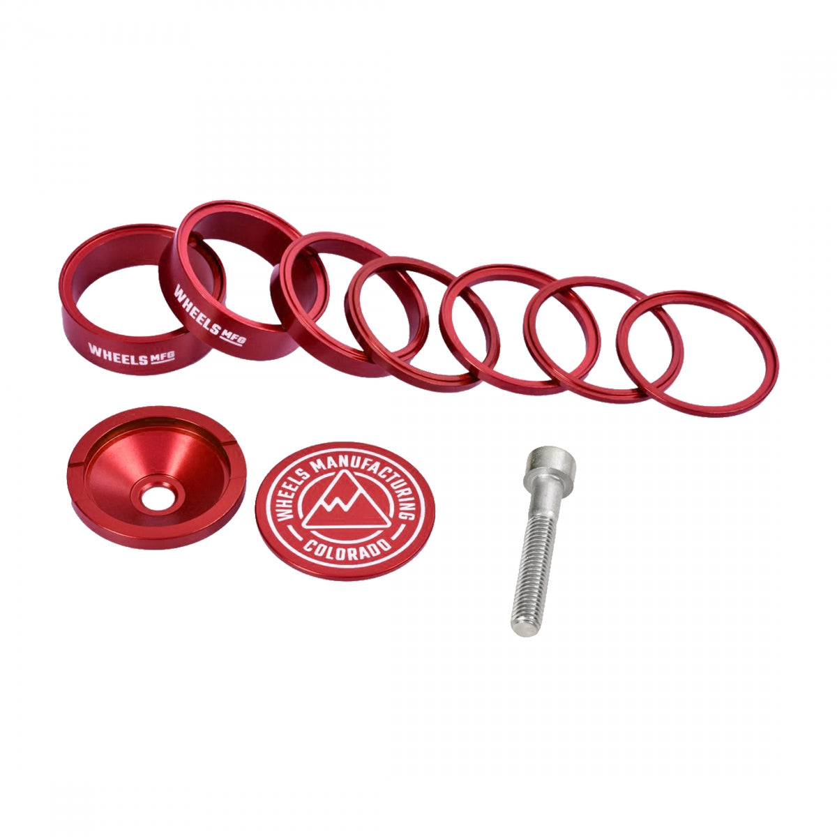 WHEELS MANUFACTURING HEAD PART WMFG SPACER STACKRIGHT PRO KIT RD - WHEELS MANUFACTURING