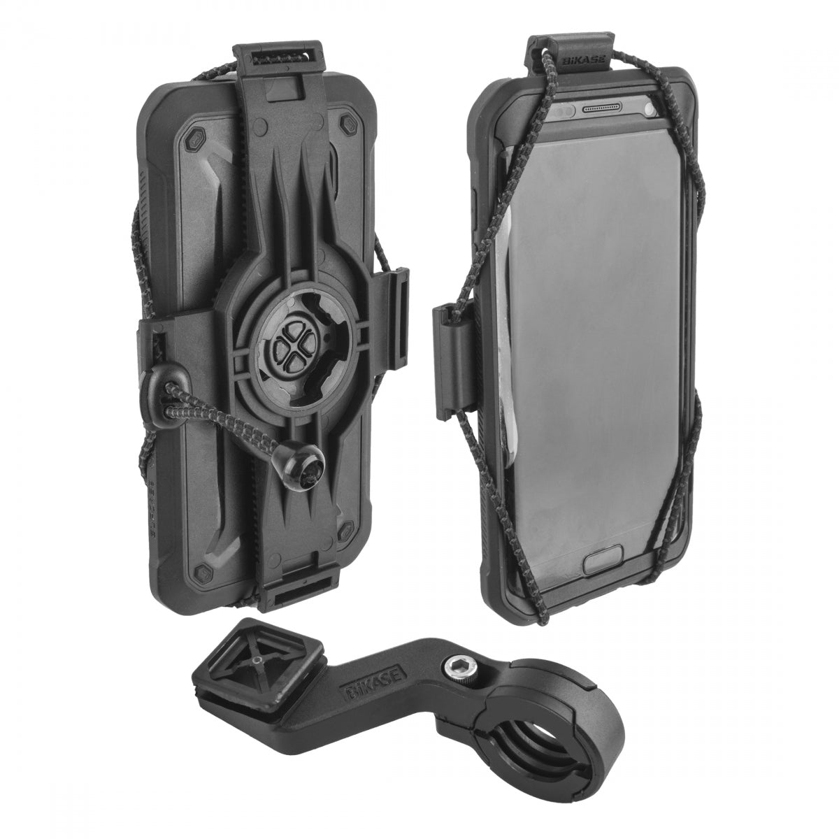 BIKASE HBAR MOUNT BIKASE ELASTOKASE CELL PHONE HOLDER UNIVERSAL BK - BIKASE