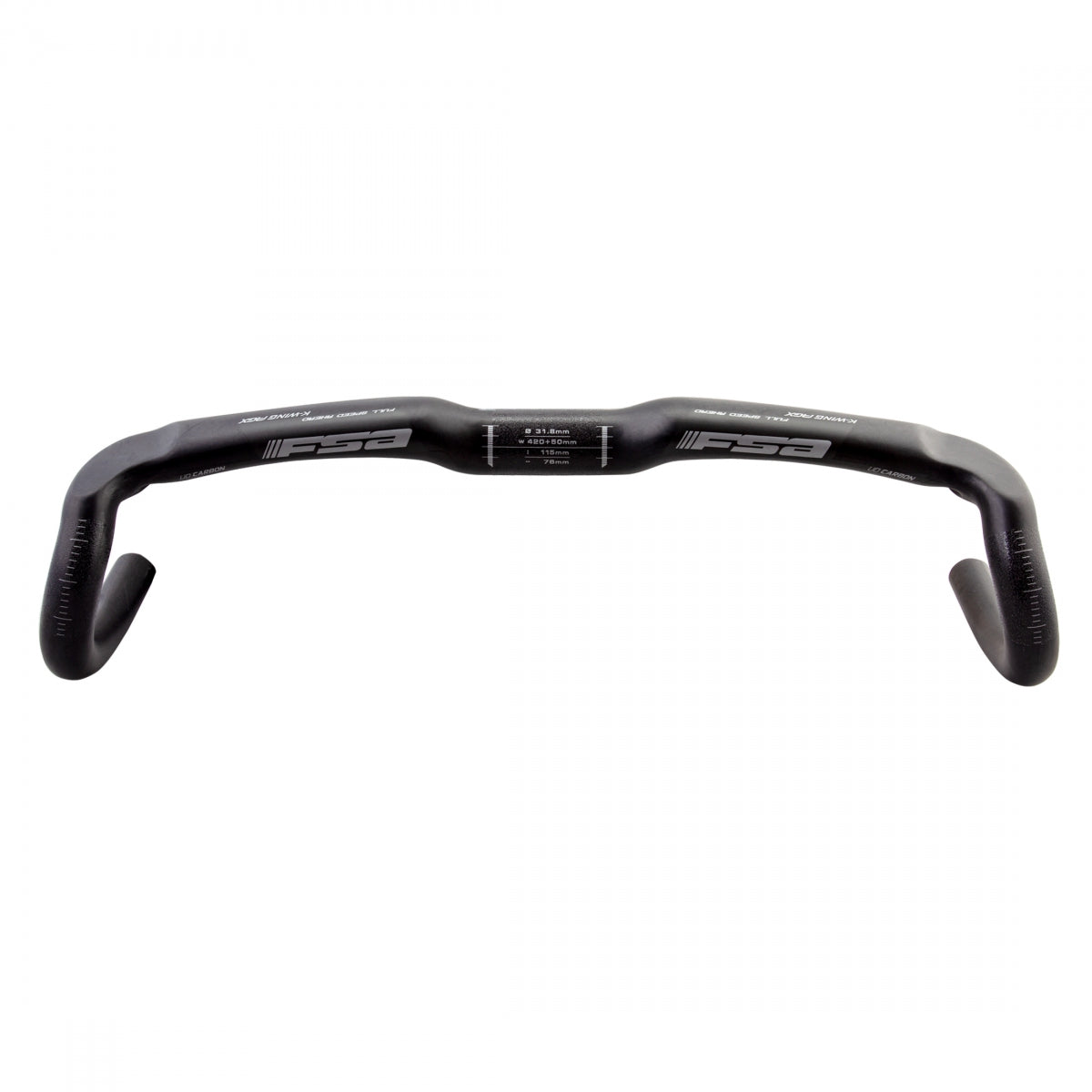 FULL SPEED AHEAD HBAR FSA KWING AGX Di2 31.8x42 BK CRBN - FULL SPEED AHEAD