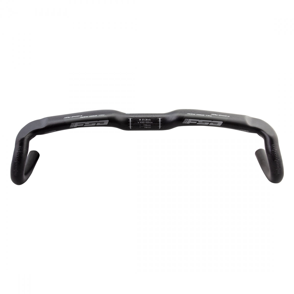 FULL SPEED AHEAD HBAR FSA KWING AGX Di2 31.8x44 BK CRBN - FULL SPEED AHEAD