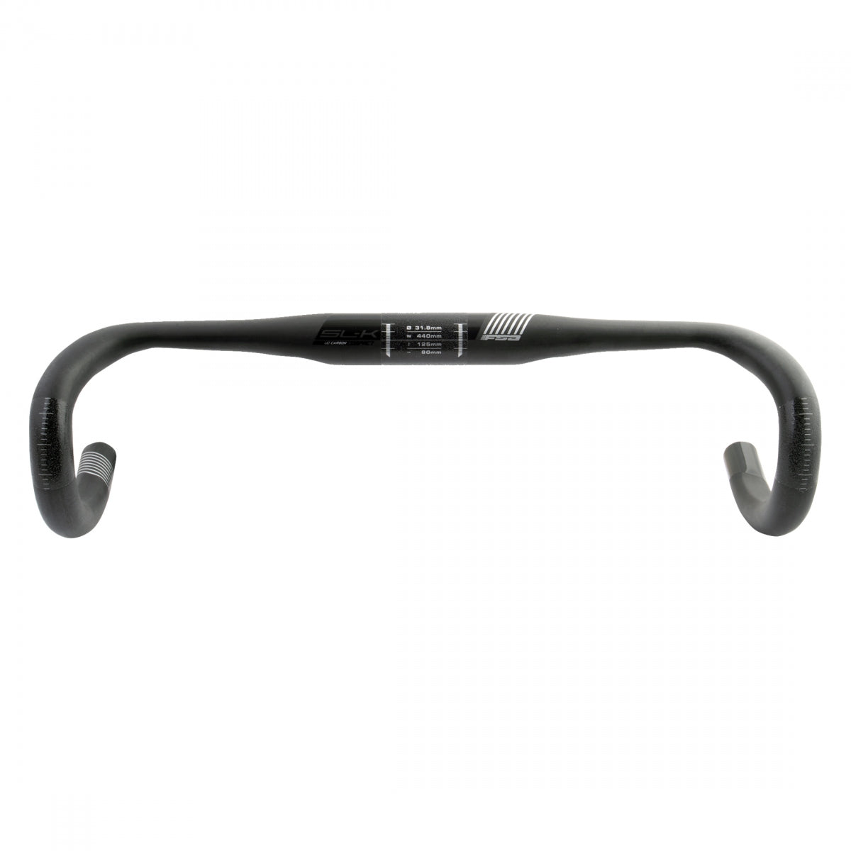 FULL SPEED AHEAD HBAR FSA SLK CARBN COMPACT 31.8x44 BK f/Di2 (J) - FULL SPEED AHEAD