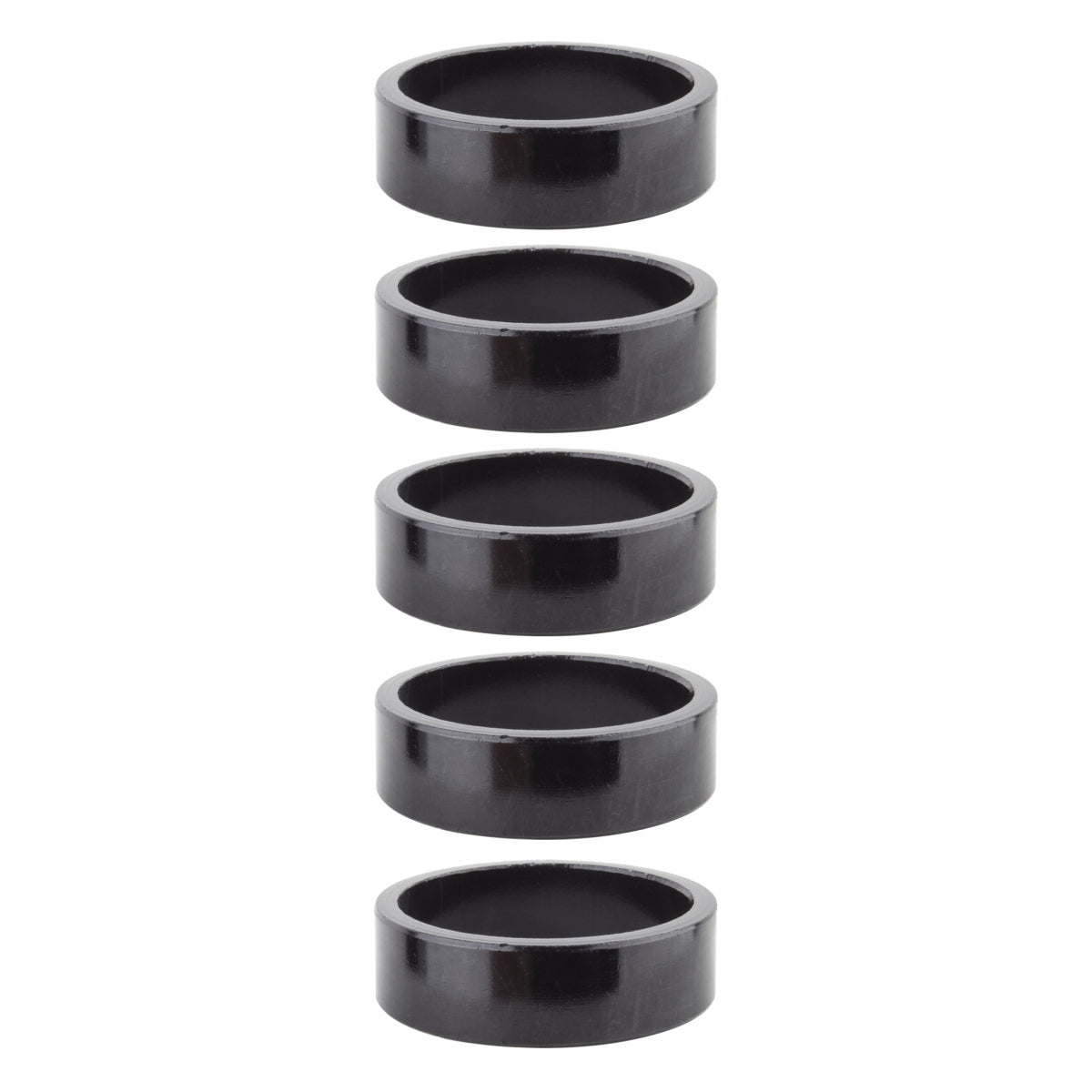 WHEELS MANUFACTURING HEAD PART WMFG SPACER ALY 10mmx1-1/8 BK BGof5 - WHEELS MANUFACTURING