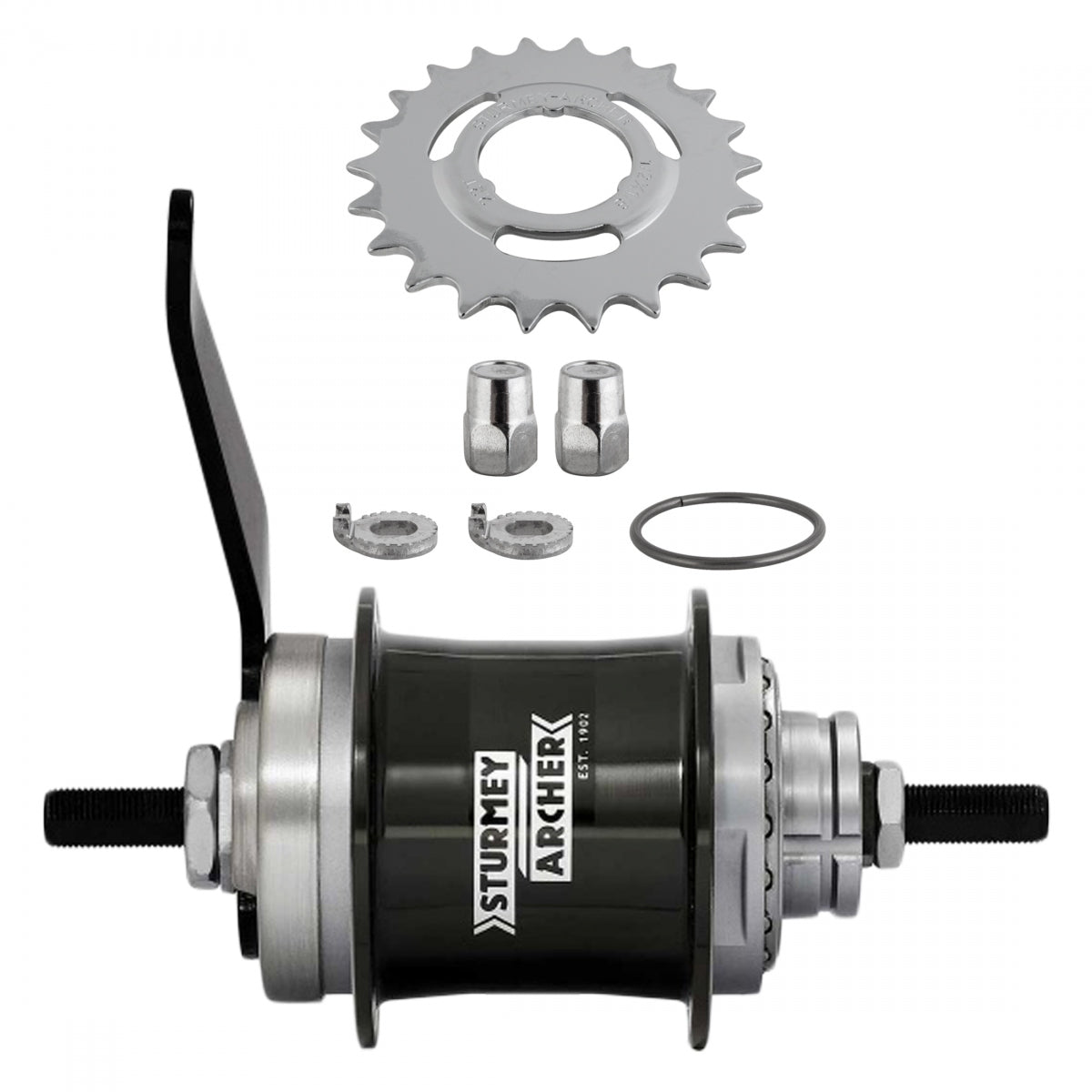 STURMEY ARCHER HUB Rear S/A 2sp S2C 36CB ALY KICKSHIFrontBK 116/162mm - STURMEY ARCHER