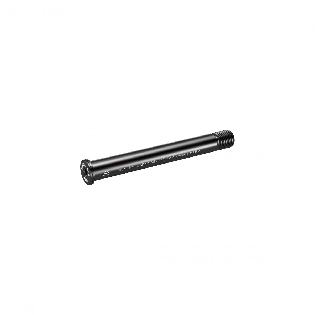 WHEELS MANUFACTURING HUB SKEWER WMFG THRU Front 15x125x1.5t FLAT BK - WHEELS MANUFACTURING