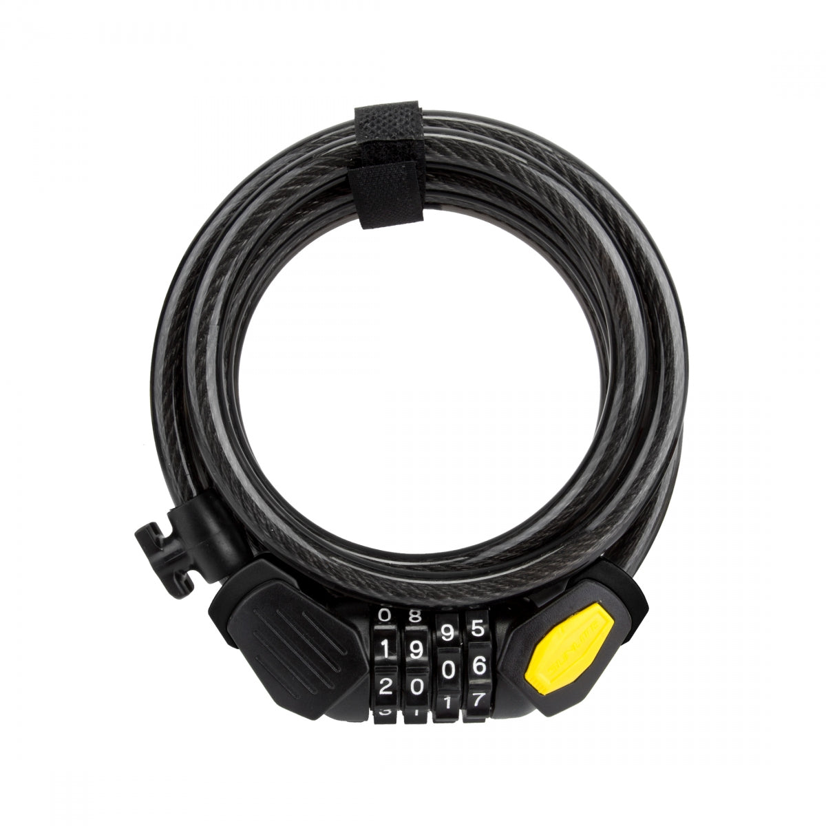 SUNLITE LOCK SUNLT DFNDR D3 CBL 10mmx6f COM COIL BK w/BRKT - SUNLITE