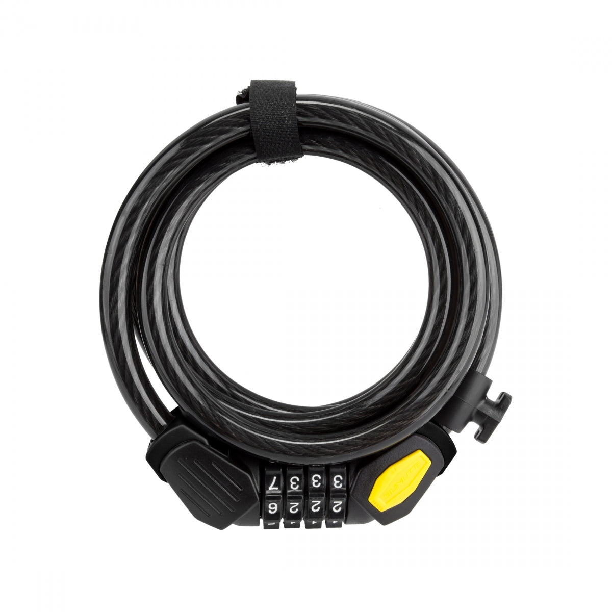 SUNLITE LOCK SUNLT DFNDR D3 CBL 12mmx6f COM COIL BK w/BRKT - SUNLITE