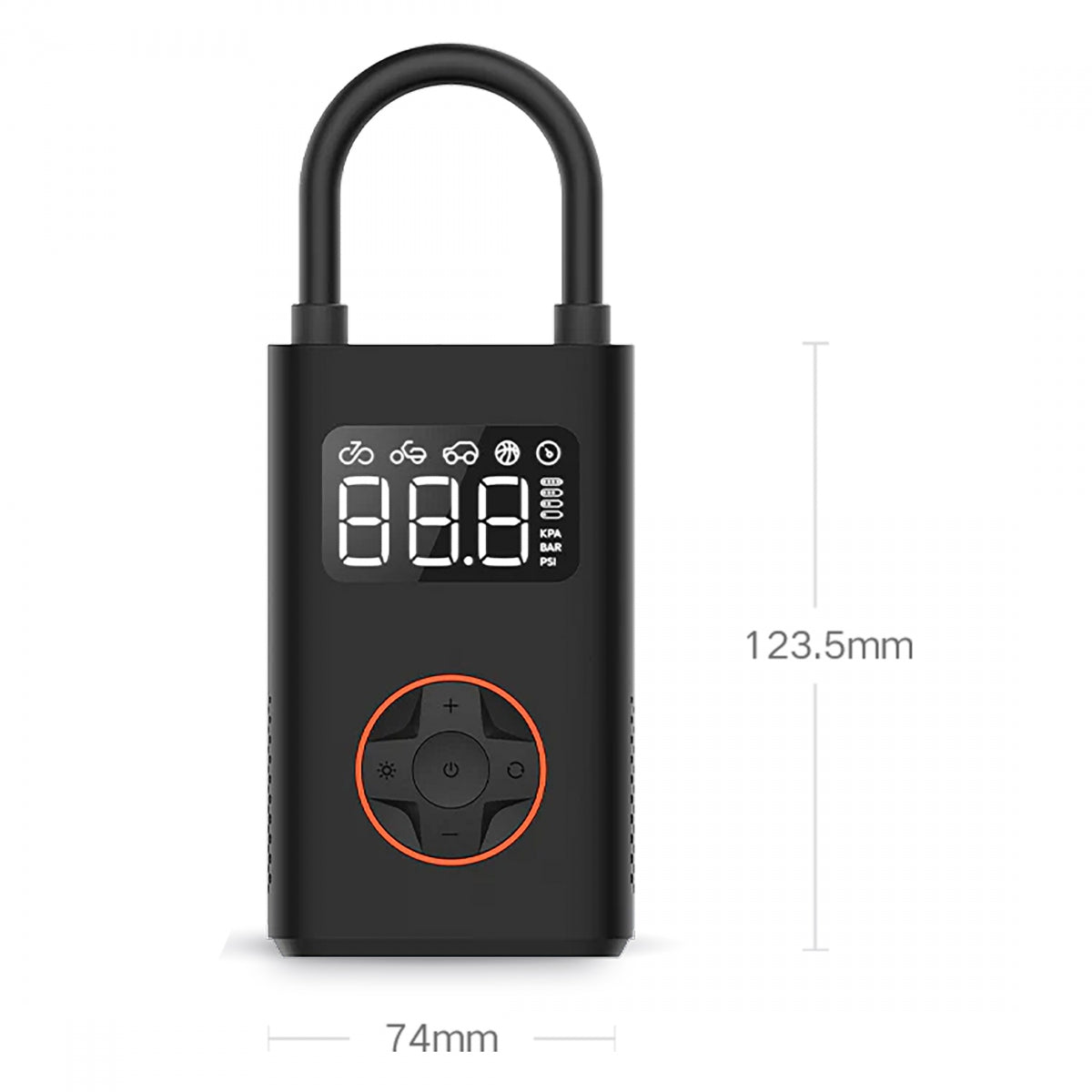 BIKASE PUMP BIKASE ELECTRIC N3 DIGITAL RECHARGABLE PV/SV BK - BIKASE