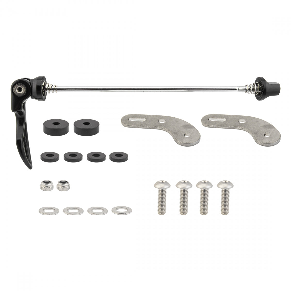 TUBUS BIKE RACK Rear TUBUS ADAPTER KIT QR LARGE BK/SL - TUBUS