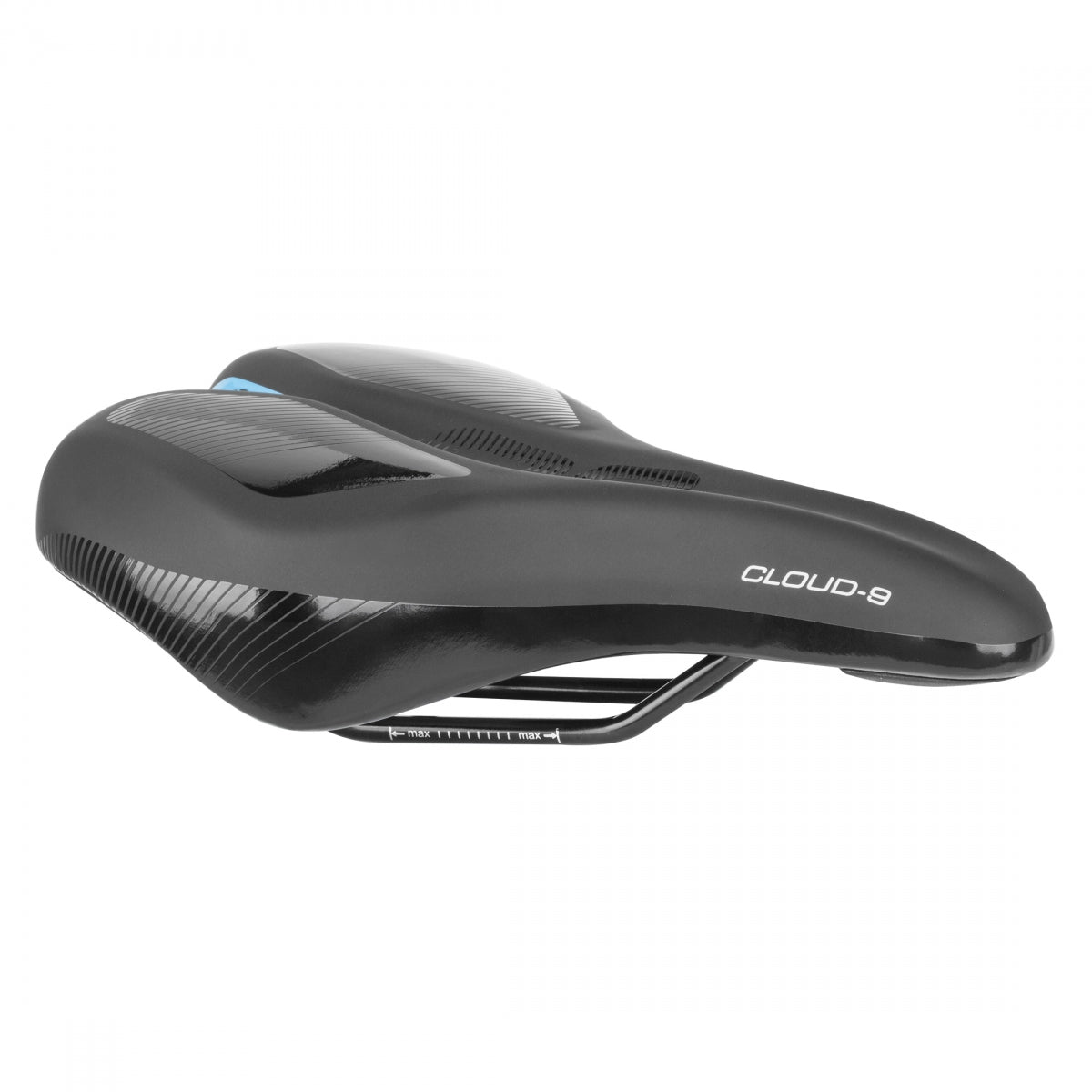 CLOUD-9 SADDLE C9 KUSH PLUS WIDE MEMORY FOAM BK - CLOUD-9